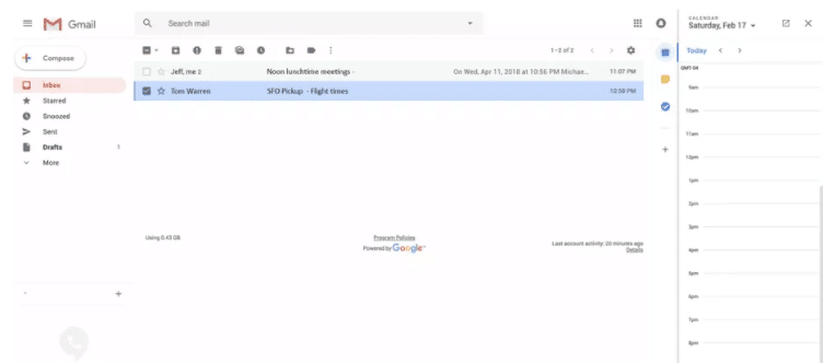 nouvelle interface Gmail