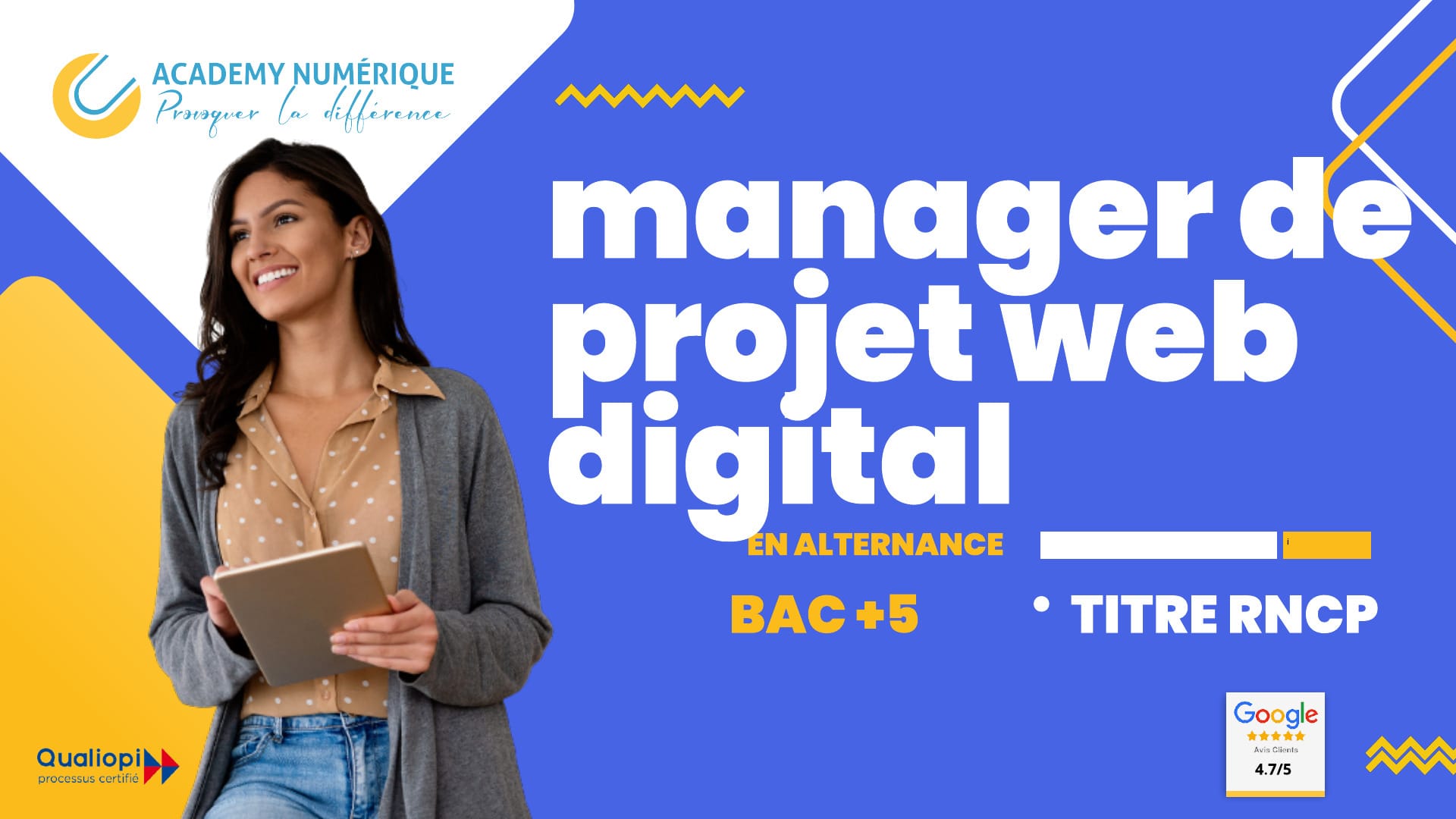 manager de projet web digital bac+5 en alternance