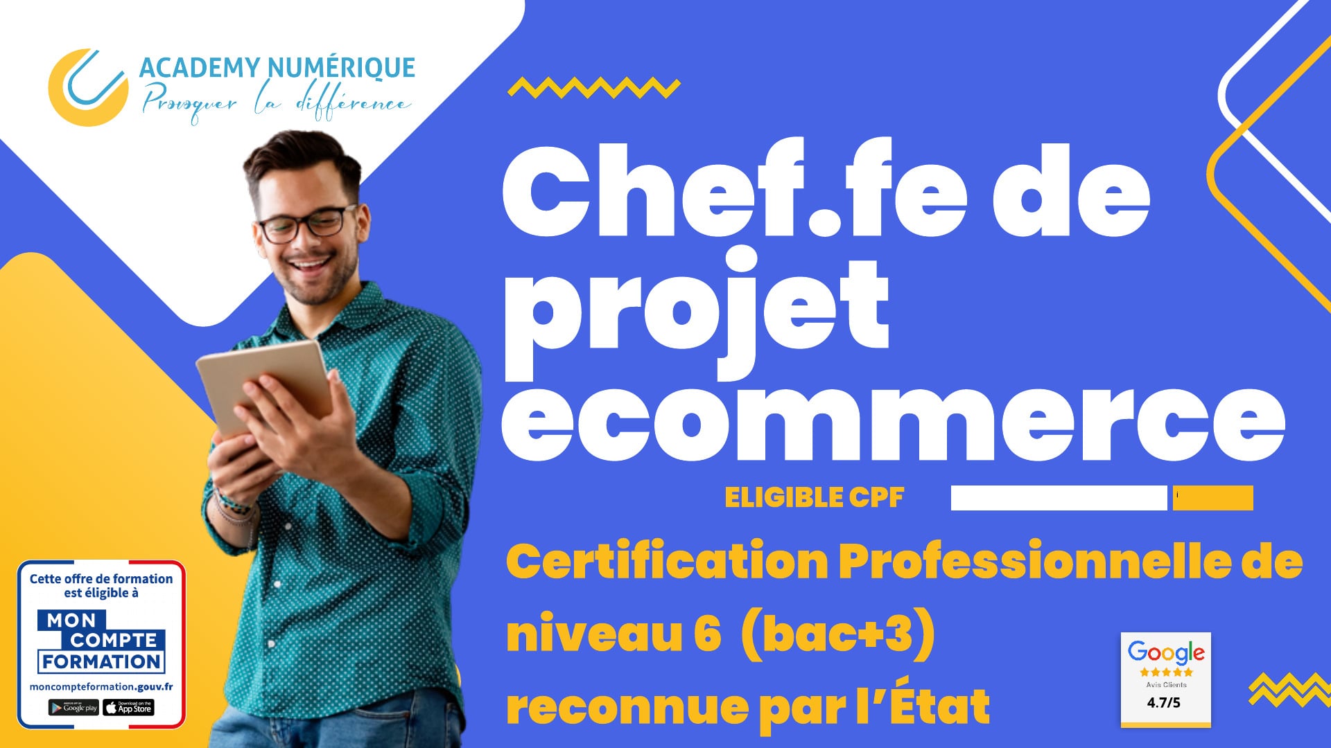 chef de projet e-commerce en distanciel CPF chef de projet e-commerce en distanciel CPF