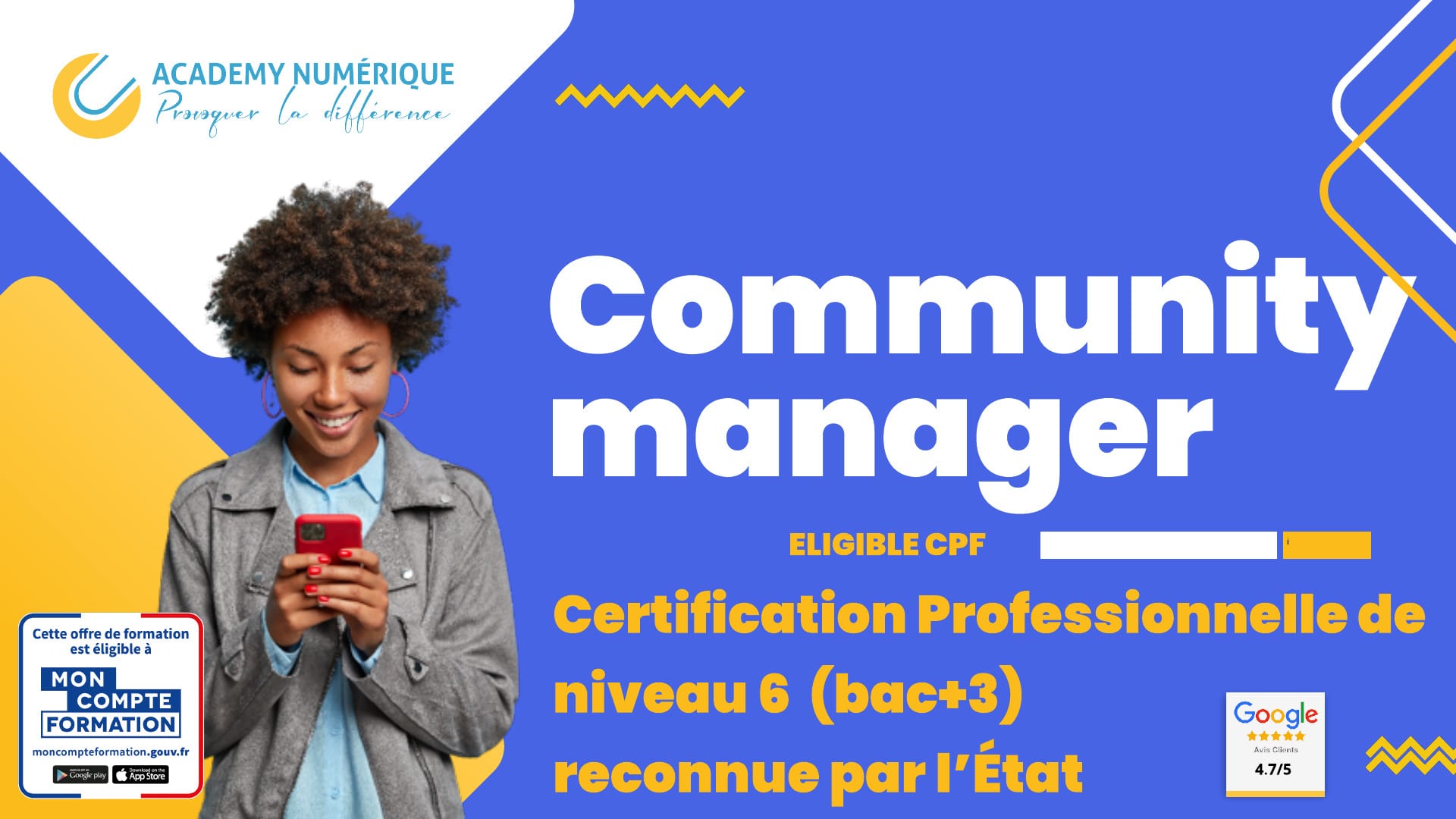 community manager en distanciel CPF